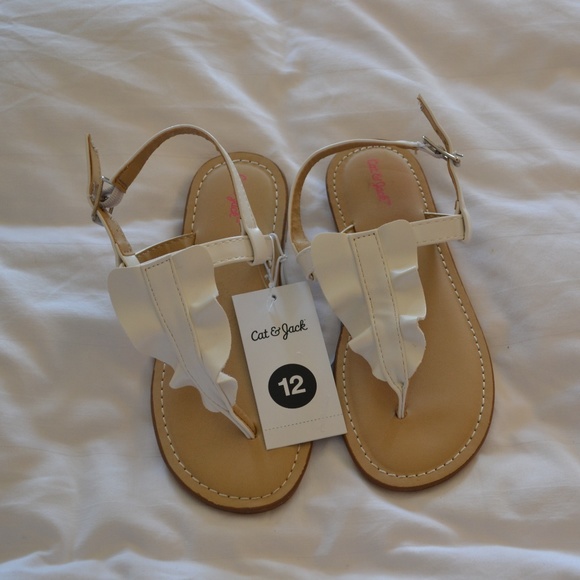 cat and jack white sandals